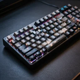 photo of a mechanical gaming keyboard