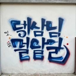 hangul graffiti
