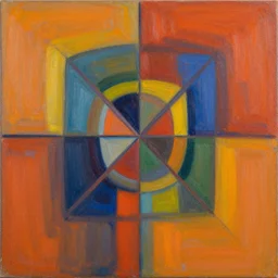 a painting in a new and unique art style