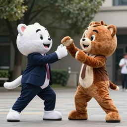corporate mascots fighting to the death
