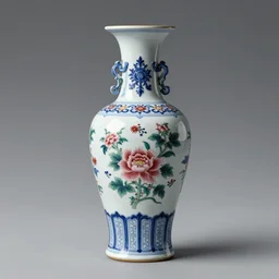 Still life photo studio, porcelain chinese vase, unreal engine, highly detailed