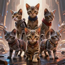 extreme detail jedi kittens!!!!!! in star wars universe in epic battlefield, octane, redshift, fueled by caffeine, 8 k, oled, shadows, reflections, hyper detailed, chromatic, tribal, symmetric, digital art, artstation, behance
