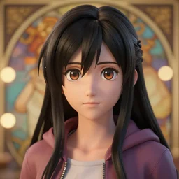 anime mikasa ackerman, bokeh, beautiful face!!!!, 2 7 years old, sharp focus, cg animation, lifelike, animated, realistic, character select portrait, by artgerm, greg rutkowski, alphonse mucha, 3 d
