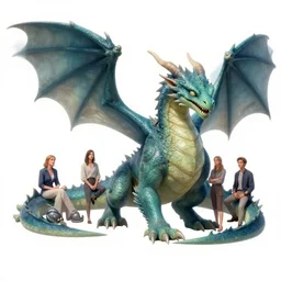 an ultrawide angle lens shot alien dragon illustration by jerico santander, heidi taillefer, joshua levin, mark ryden, giorgio de chirico, alexandra gallagher, michael cheval, yves tanguy, lauren marx, jake messing, hannah yata, caitlin hacket