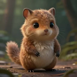 cute  critter, establishing shot, extremly high detail, photo realistic, cinematic lighting, post processed, concept art, artstation, matte painting, style by eddie mendoza, raphael lacoste, alex ross