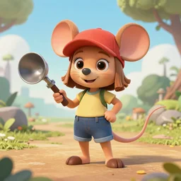 Мышка девочка, Gadget Hackwrench персонаж из мультфильма Chip 'n Dale: Rescue Rangers
