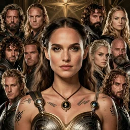 natalie portman, legendary warrior, fighter, lord of the rings, tattoos, decorative ornaments, battle armor, omar ortiz, carl spitzweg, ismail inceoglu, vdragan bibin, hans thoma, greg rutkowski, alexandros pyromallis, perfect face, detailed, sharply focused, centered, rule of thirds, realistic shading, photorealism