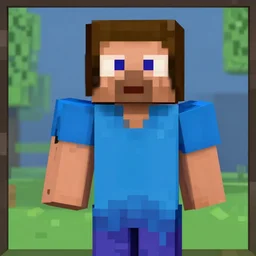 minecraft Herobrine, vintage comic