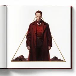 hannibal lecter, red, dark, by tim hildebrandt, golden ratio, environment, hyper detail, concept artbook