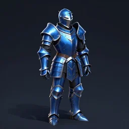 icon of elegant blue steel-plate full body armor artstation, rpg, digital art, isometric, dark background, dark souls, runescape, skyrim, final-fantasy, Diablo-3