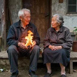 i live here with old man and old woman, who used to be my mother and father, but now are a living joke. a reminder of the future that i shall soon inhabit. a testament to the embalming blandness of comfort. samuel is the only one of us who is alive. he breathes real fire, his words are formed from inside his chest.