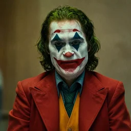 film still of Seth Rogan as joker in the new Joker movie
