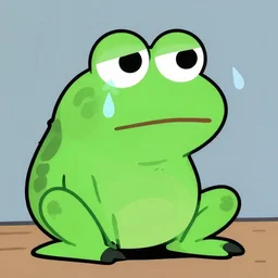 Pepe the frog sweating by Matt Furie
