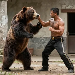 danny trejo fighting a mexican bear franklin booth