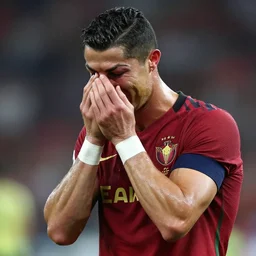 cristiano ronaldo crying