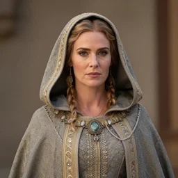 photograph of a very beautiful nordic queen, with ornate cloack, extremely detailed. dslr. 3 5 mm.