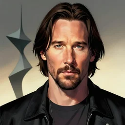 comic book illustration, portrait of keanu reeves done as a louise nevelson sculpture, cyberpunk concept art by artgerm and Alphonse Mucha and Moebius, highly detailed, intricate, sci-fi, sharp focus, Trending on Artstation HQ, deviantart