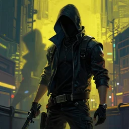 cyberpunk assassin by monet