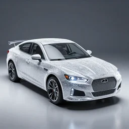 a hybrid between a crystal and a car