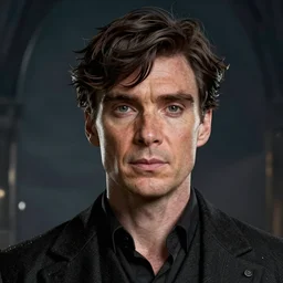 a portrait of cillian murphy as tommy shelby, atlantis background, highly detailed, realistic face, digital art, epic, fantasy, in the style of Benjamin Springer, sharp, artstation