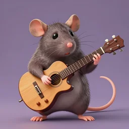 a rat plays guitar, cinestill 8 0 0 t