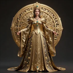 queen of heaven, 4 k, ornate and intricate, stunning, fairy tale, octane render