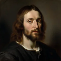 painting of a man (circa 1100s)
