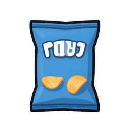 ui icon for a bag of chips