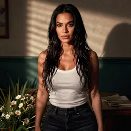 Kim kardashian as Mia Wallace in Pulp Fiction
