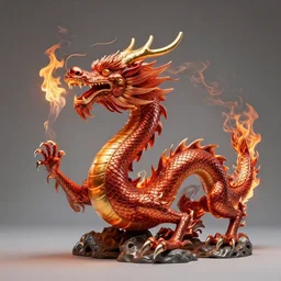 “fire breathing dragon, kinetic sculpture”