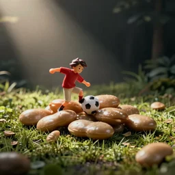 jar jar beans doing football tricks