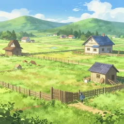 anime style farm