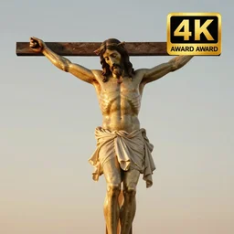 high quality photography of jesus christ, 4 k, award - winning photography, golden hour