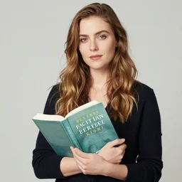 erin fletcher holding a book