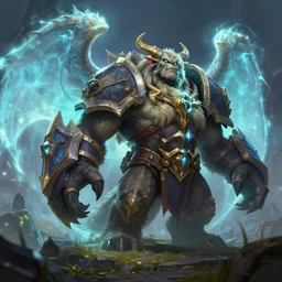 mount epic trained snarler screenshot world of warcraft mounts worldboss bioluminecant light concept sketch art and by feng zhu alena aenami artworks in 4 k beeple, by thomas kinkade heartstone overwatch blizzard 3 d rtx hdr