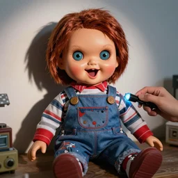 easy how to guide for cleaning chucky doll screaming