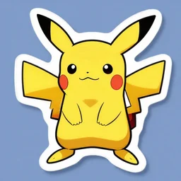 cute miss pokemon sticker art, cronobreaker, beeple