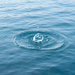 water, low poly