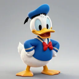 donald duck starring in a marvel blockbuster, movie poster, production ready