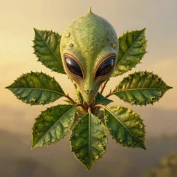 Fractal Alien Tea Leaves.  Art by William-Adolphe Bouguereau. During golden hour. Extremely detailed. Beautiful. 4K. Award winning.