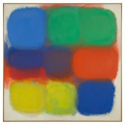 abstract colour field painting, organic shapes, by rothko and peter doig