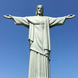 giant concrete statue of Christ