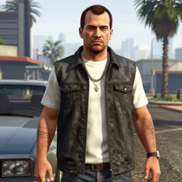 CJ from GTA San Andreas, ultrarealistic unreal engine