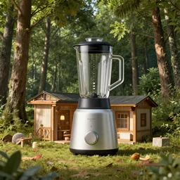 a cottage in the woods, blender cycles render