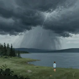 Illustration of the calm before the storm
