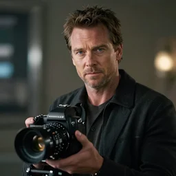 josh brolin in hellboy, clear focus, bokeh effect, high res, hasselblad, dslr, professional, cinematic