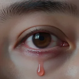 eye seeing pain,bloody tears,depression,realistic,8K,