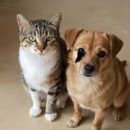 Half cat, half dog