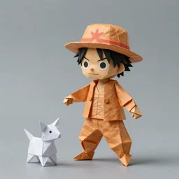 photography luffy making origami of luffy - n 4