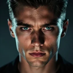 in the style of joshua middleton, clay mann, artgerm, daredevil marvel comics 1 9 2 0 s, symmetrical eyes, cinematic lighting